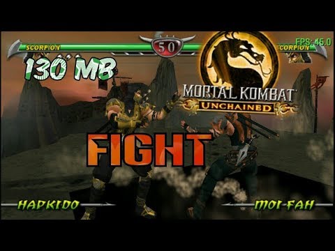 mortal kombat unchained psp iso cso download